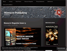 Tablet Screenshot of massacrepublishing.com